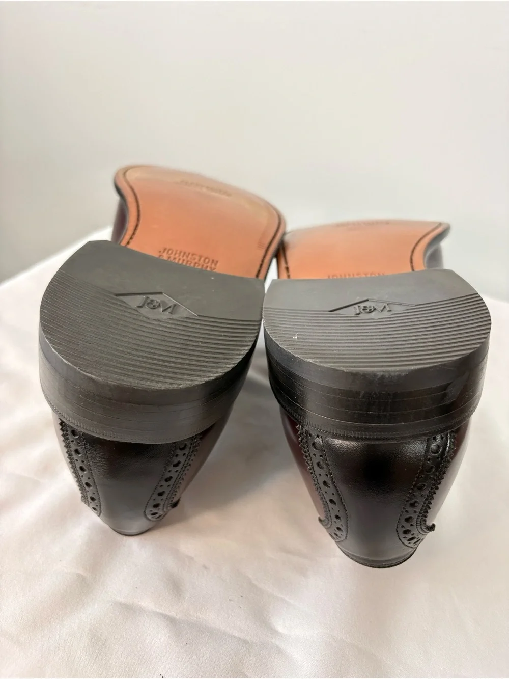 Johnston & Murphy Vintage Two-Tone Leather Saddle Oxfords (11.5 D) - NWOB